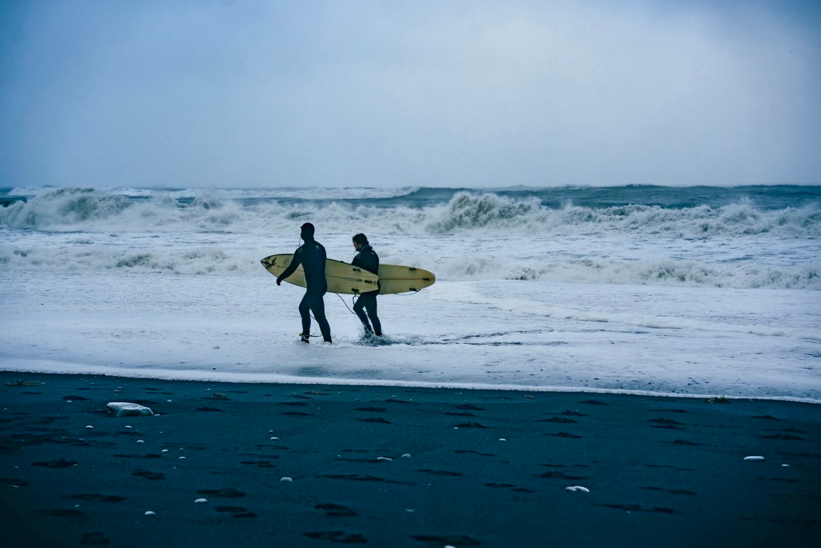 Chasing Waves and Northern Lights in Iceland