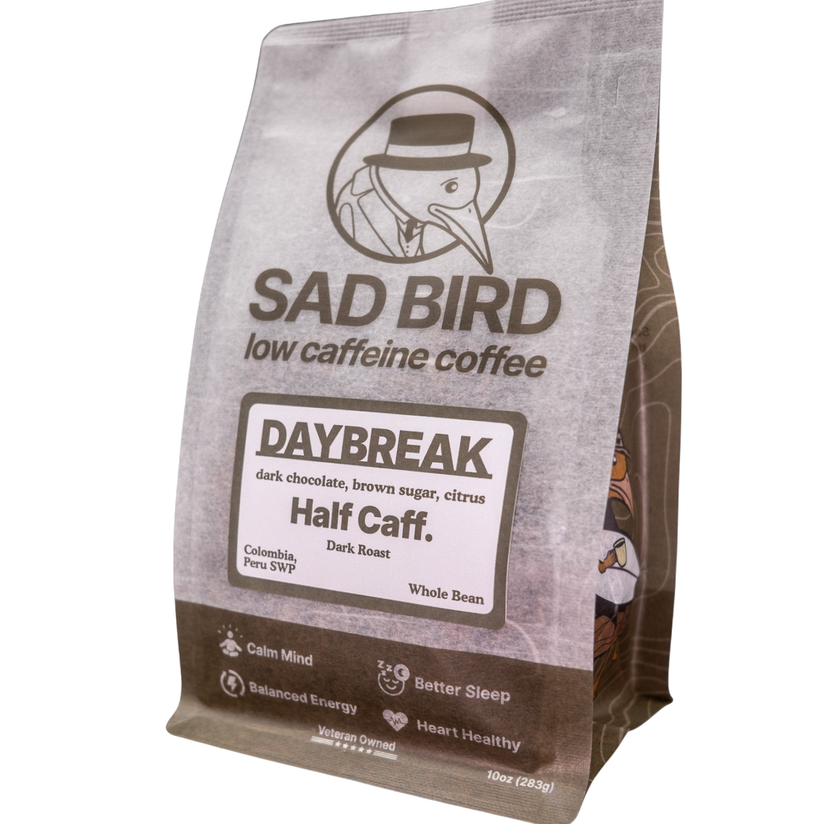 DAYBREAK · Half Caff · Dark Roast